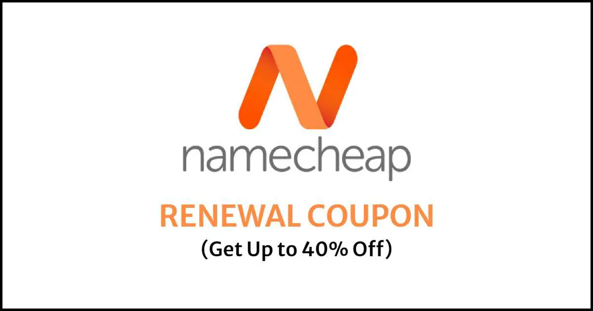 Namecheap Renewal Discount Coupon